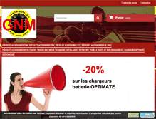 Tablet Screenshot of gn-moto.com